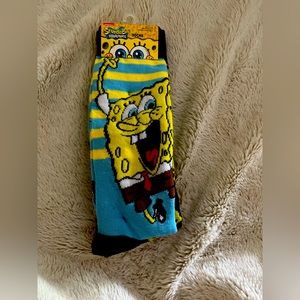 🌺 SpongeBob SquarePants, 2 Pair Long Socks. ✨ NWT